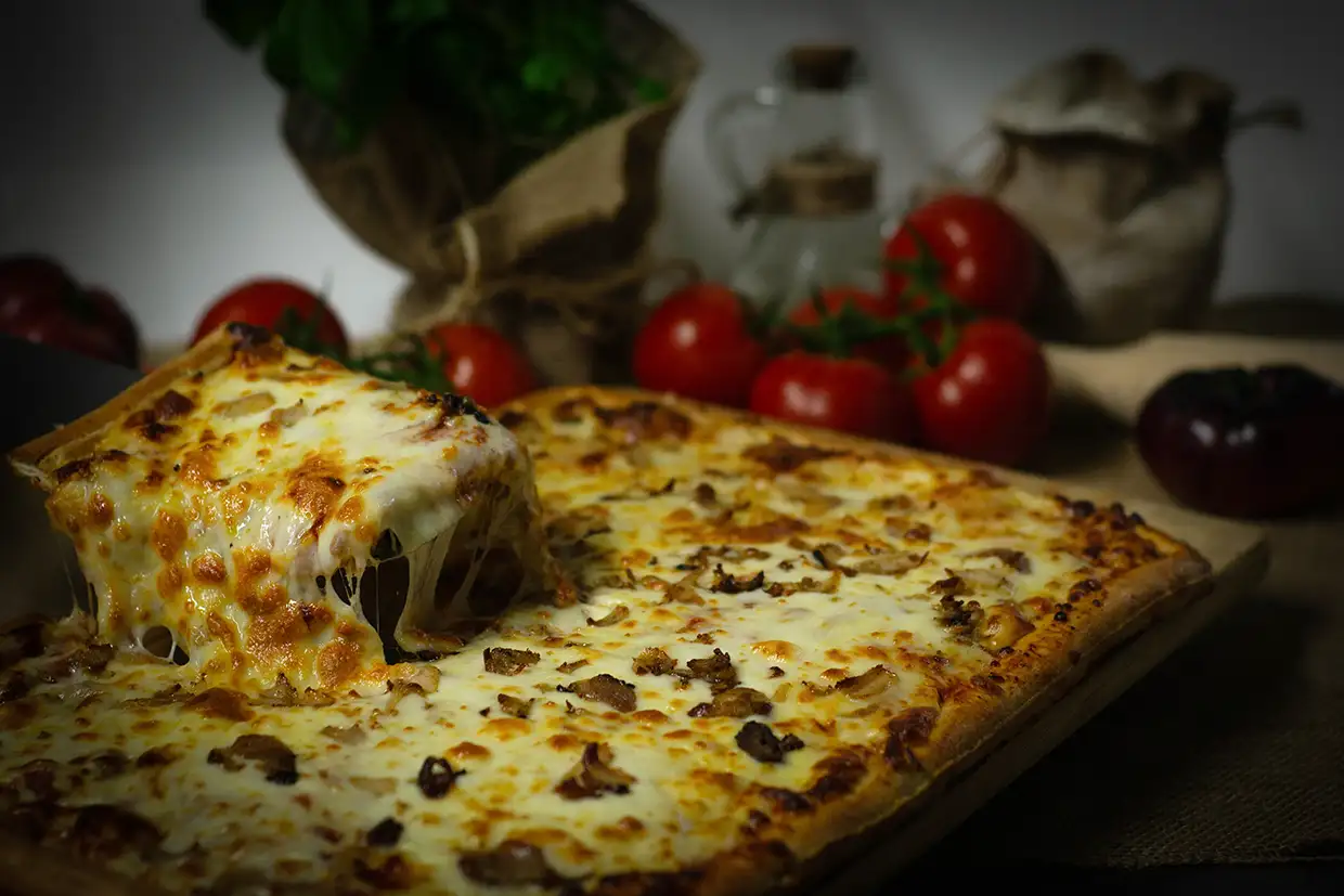 Pizza rectangular Kebab