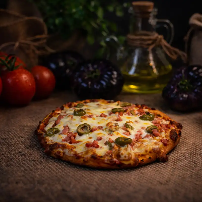 Minipizza York Aceitunas